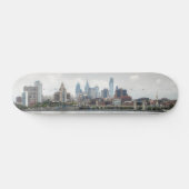 Philly skyline 2 skateboard (Horizontaal)