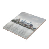 Philly skyline 2 tegeltje (Zijkant)