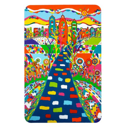 Philly Skyline 4 x 6 Magnet flexible (Vertical)