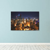 Philly Skyline Canvas Afdruk (Insitu (Houten vloer))