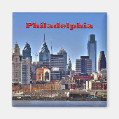 Philly Skyline HDR Magnet (Devant)