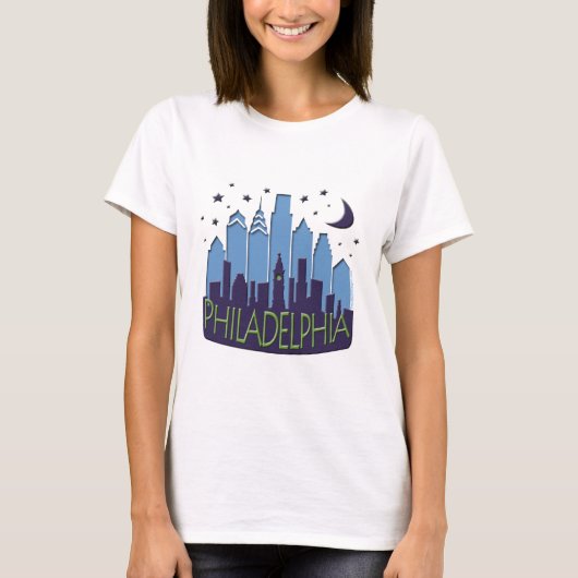 Philly Skyline megcool T-shirt (Voorkant)