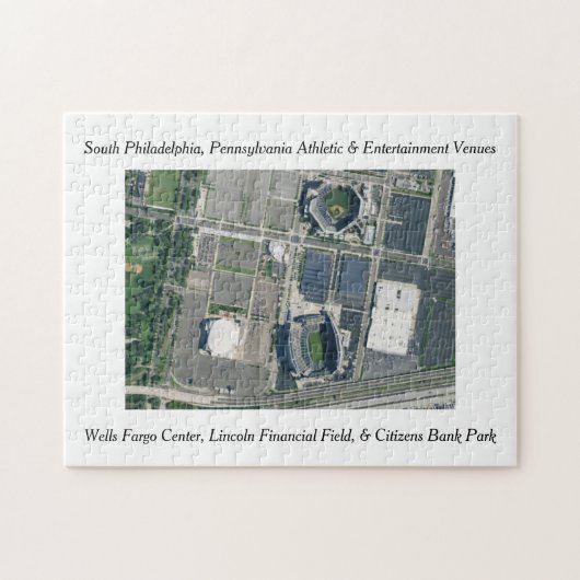 Philly Sports & Entertainment Fac. Puzzle de Jigsa (Horizontal)