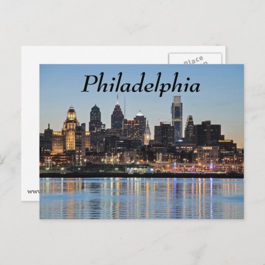 Philly sunset briefkaart (Voorkant / Achterkant)