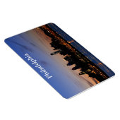 Philly Sunset Skyline Premium Magnet Magneet (Rechterzijde)