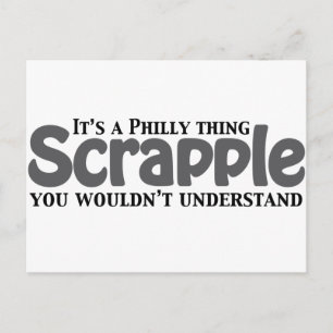 Philly Thding scrapple Briefkaart