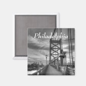 Philly van de brug magneet (Voorkant / Achterkant)