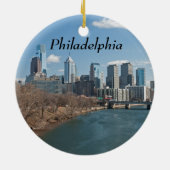 Philly winter keramisch ornament (Achterkant)