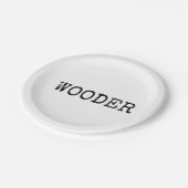 Philly Wooder Papieren Bordje (Gekanteld)