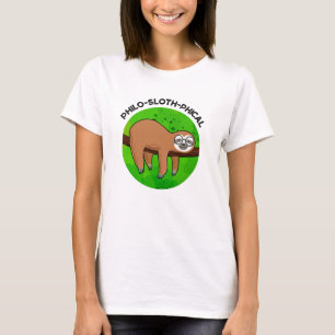 Philo-sloth-graphic Funny Animal Sloth Pun T-shirt