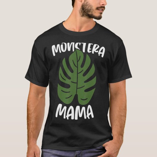 Philodendron Monstera Deliciosa Swiss Cheese House T-shirt (Voorkant)