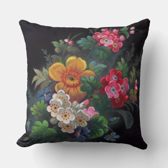 Philomena Bouquet victorien Jeter Oreiller (Recto)