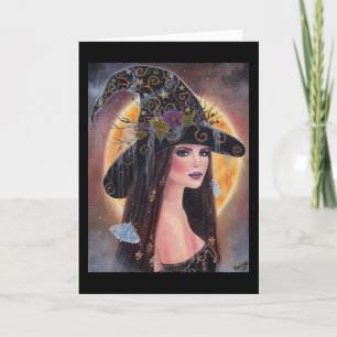 Philomena Halloween carte éffrayante sorcière par
