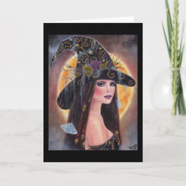 Philomena Halloween spooky-hekkenkaart van Renee Kaart