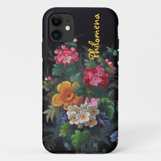 Philomena Victoriaans Bouquet iPhone 5/5S Hoesje (Achterkant)