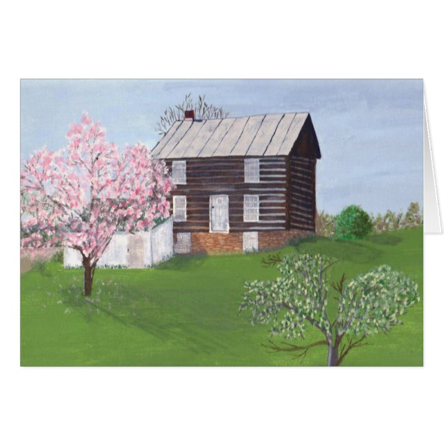 Philomont Log Cabin (Voorkant Horizontaal)