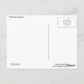 Philomont Log Cabin Briefkaart (Achterkant)