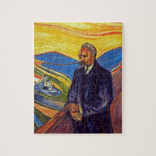 Philosopher Friedrich Nietzsche (door Edvard Munch Legpuzzel (Verticaal)