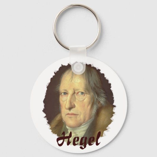 Philosopher Georg Hegel Sleutelhanger (Voorkant)
