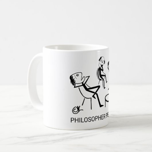 Philosopher People - Designer Coffee Mug (Devant gauche)