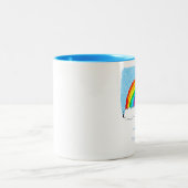 Philosophie Arc-en-ciel Mug à café à deux tons (Centre)