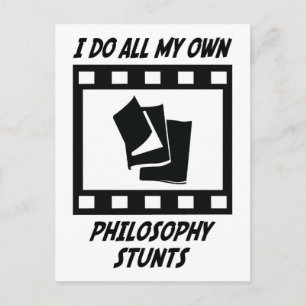 Philosophy Stunts Briefkaart