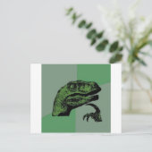 Philosoraptor Briefkaart (Staand voorkant)