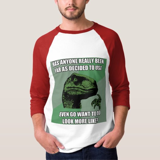 Philosoraptor Nonsense T-shirt (Voorkant)