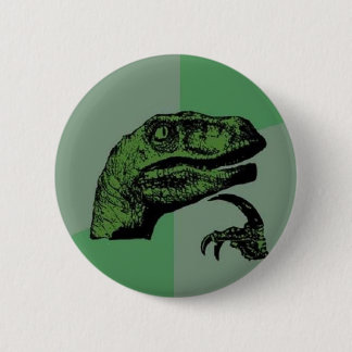 Philosoraptor Ronde Button 5,7 Cm