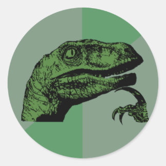 Philosoraptor Stickers