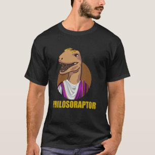Philosoraptor Velociraptor Dinosaur Meme Filosoof T-shirt