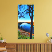 Philpott Lake in Virginia Canvas Afdruk (Insitu (Woonkamer))