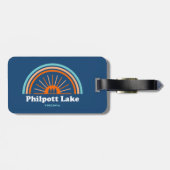 Philpott Lake Virginia Rainbow Bagagelabel (Achterkant horizontaal)