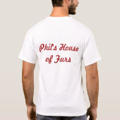 Phil's House of Furs (filosofen) T-shirt (Achterkant)