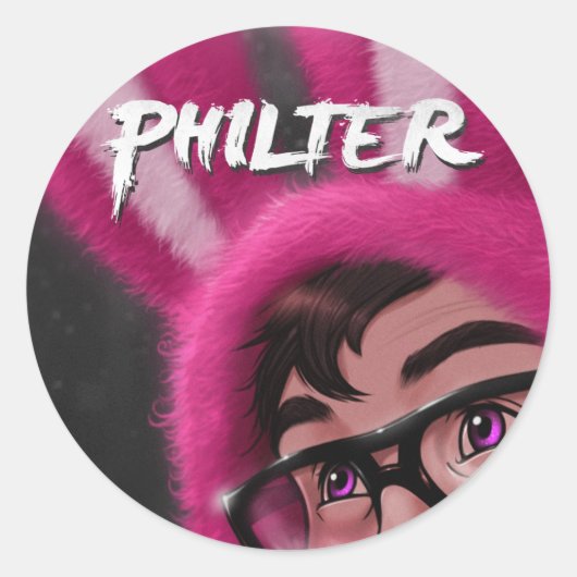 "Philter" 20 petits autocollants (Devant)