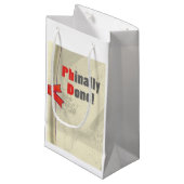 Phinaal Gedaan Klein Cadeauzakje (Voorkant Gekanteld)