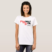 Phinaal-klaar - Funny PHD Afstuderen Quote Design T-shirt (Voorkant volledig)