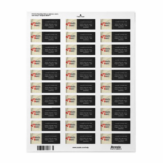 Phinally done Scroll Etiket (Full Sheet)
