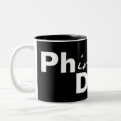Phinally fait ! Ph.D. Tasse d'obtention du diplôme (Gauche)