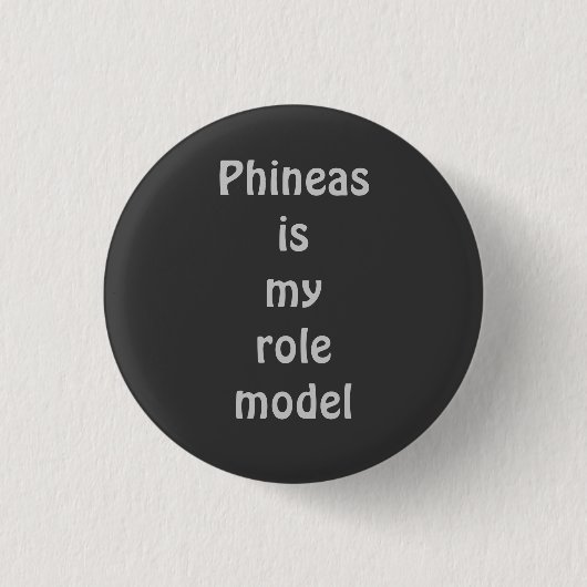 Phineas is mijn rolmodel ronde button 3,2 cm (Voorkant)