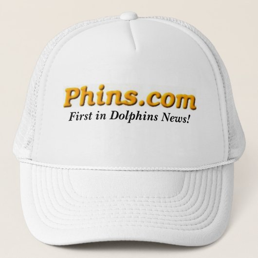 Phins.com, Eerste in Dolphins News! Trucker Pet (Voorkant)