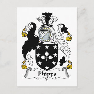 Phipps Family Crest Briefkaart