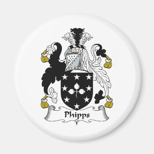Phipps Family Crest Magneet