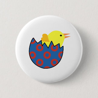 Phish Chick Fishman Donut Design Ronde Button 5,7 Cm