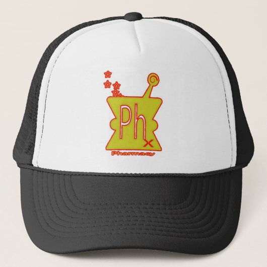Phish Pharmacy Ph Trucker Pet (Voorkant)