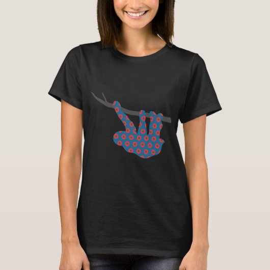 Phish Sloth Donuts T-shirt (Voorkant)