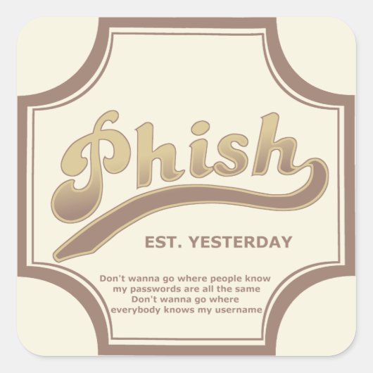 Phish Sticker (Voorkant)