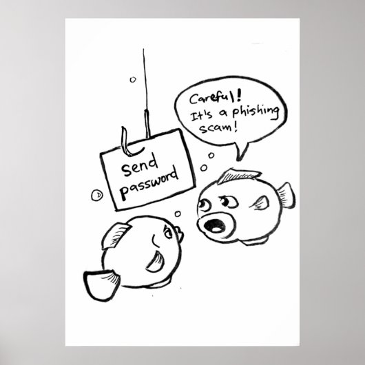 Phishingsoftware Poster (Voorkant)