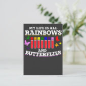 Phlebotomie Cowerker Butterfly Phlebotomist Briefkaart (Staand voorkant)