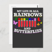 Phlebotomie Cowerker Butterfly Phlebotomist Briefkaart (Voorkant / Achterkant)